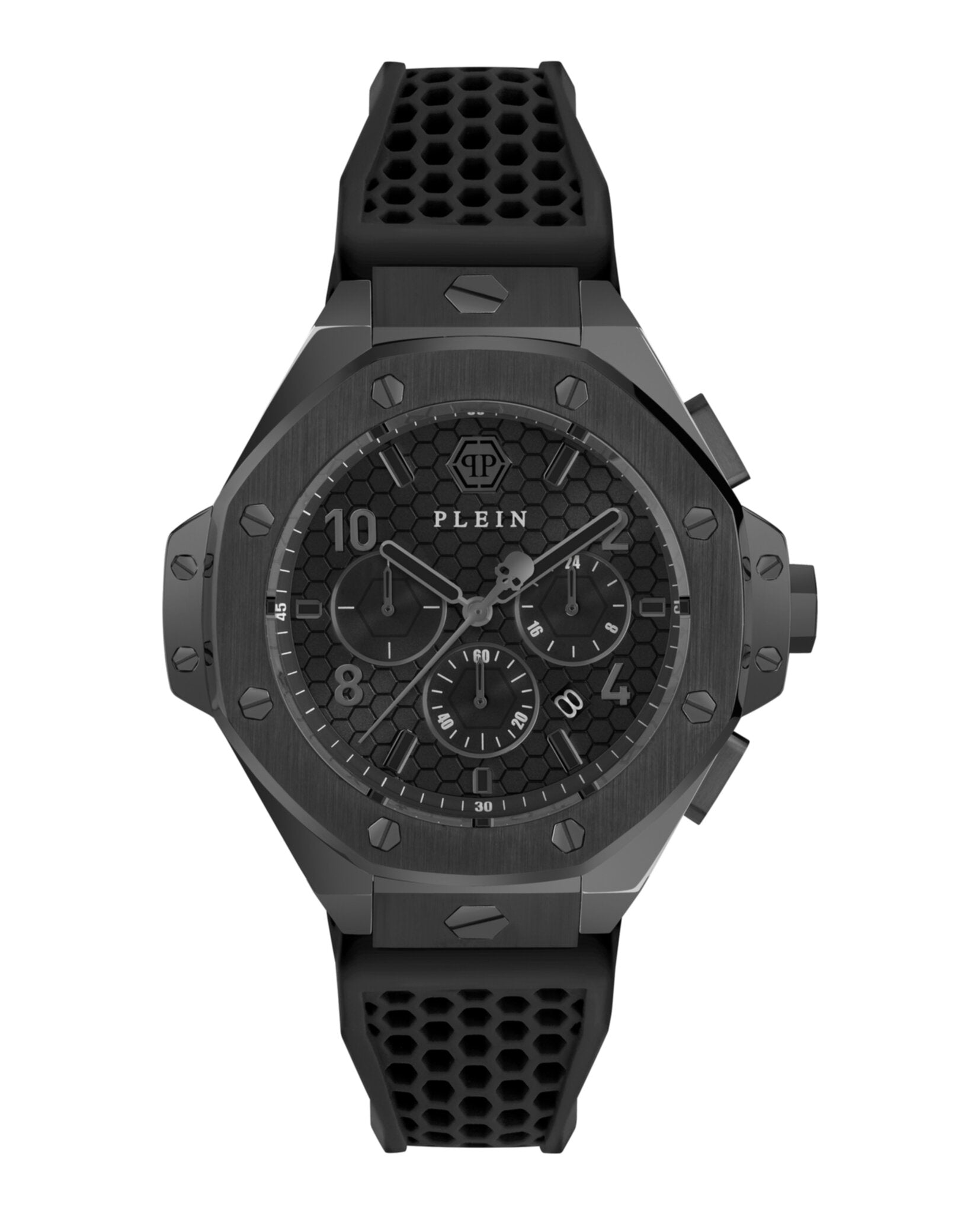 Philipp Plein Mens 46mm Strap Fashion Watch