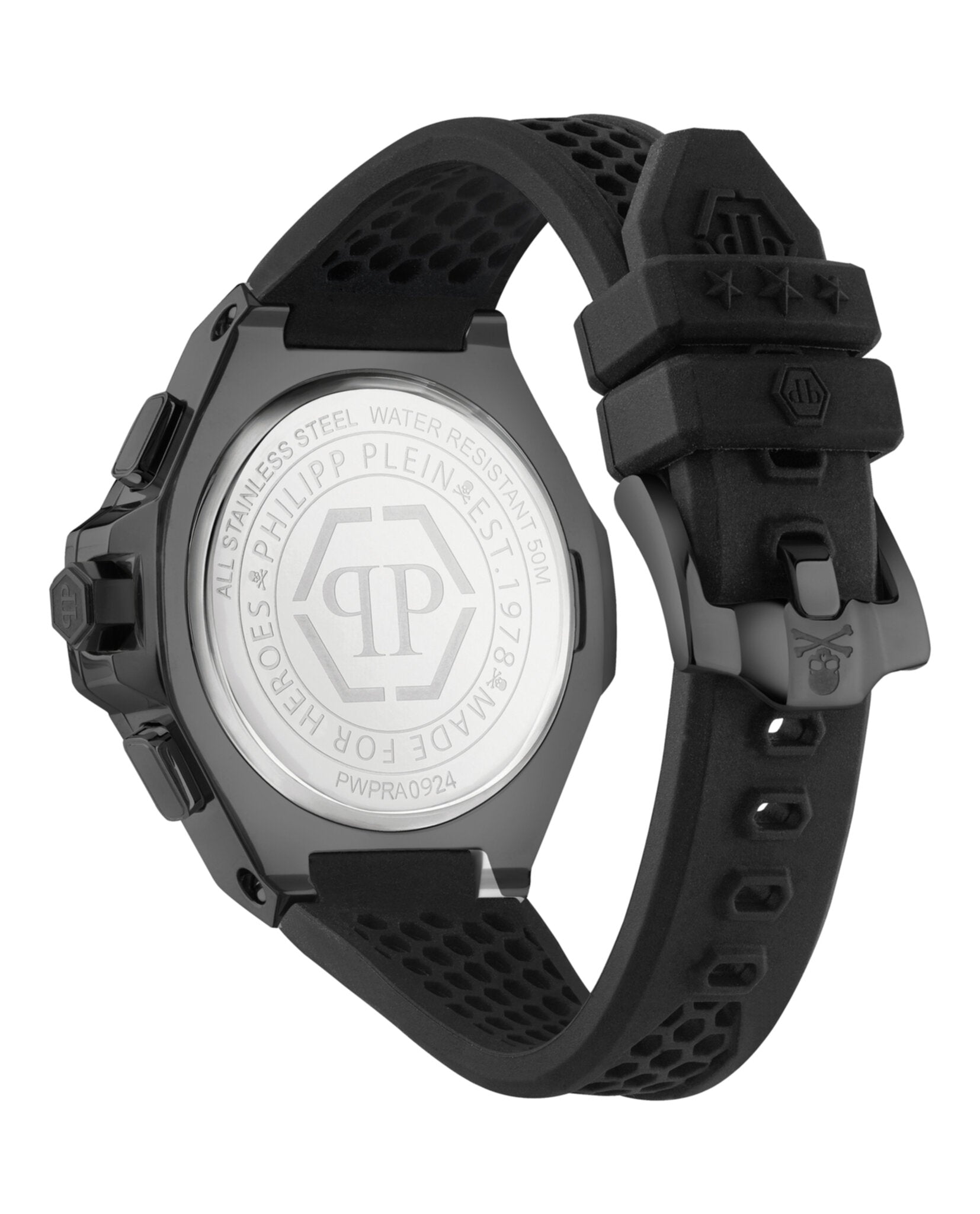 Philipp Plein Mens 46mm Strap Fashion Watch