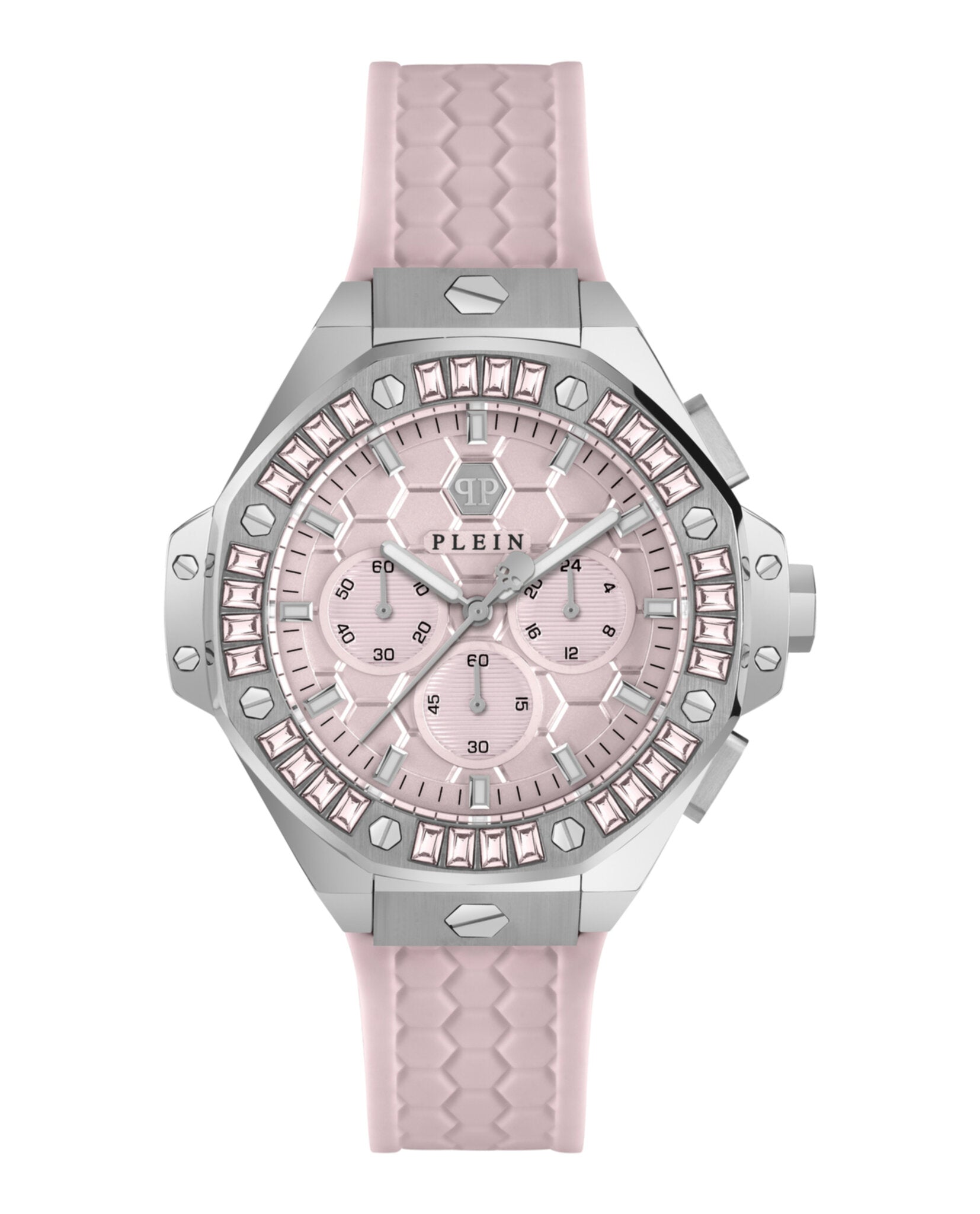 Philipp Plein Womens Stainless Steel 42mm Strap Fashion Watch