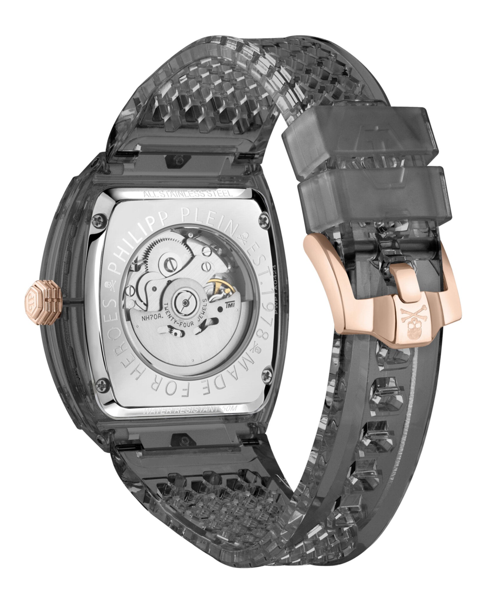 Philipp Plein Mens 45mm Strap Fashion Watch