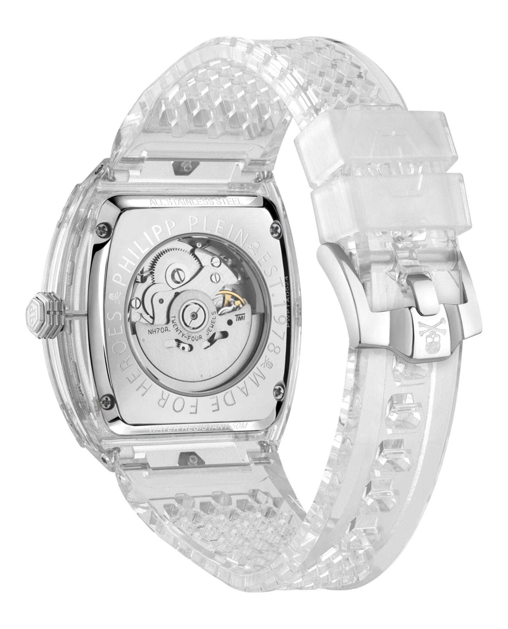 Philipp Plein Mens 45mm Strap Fashion Watch