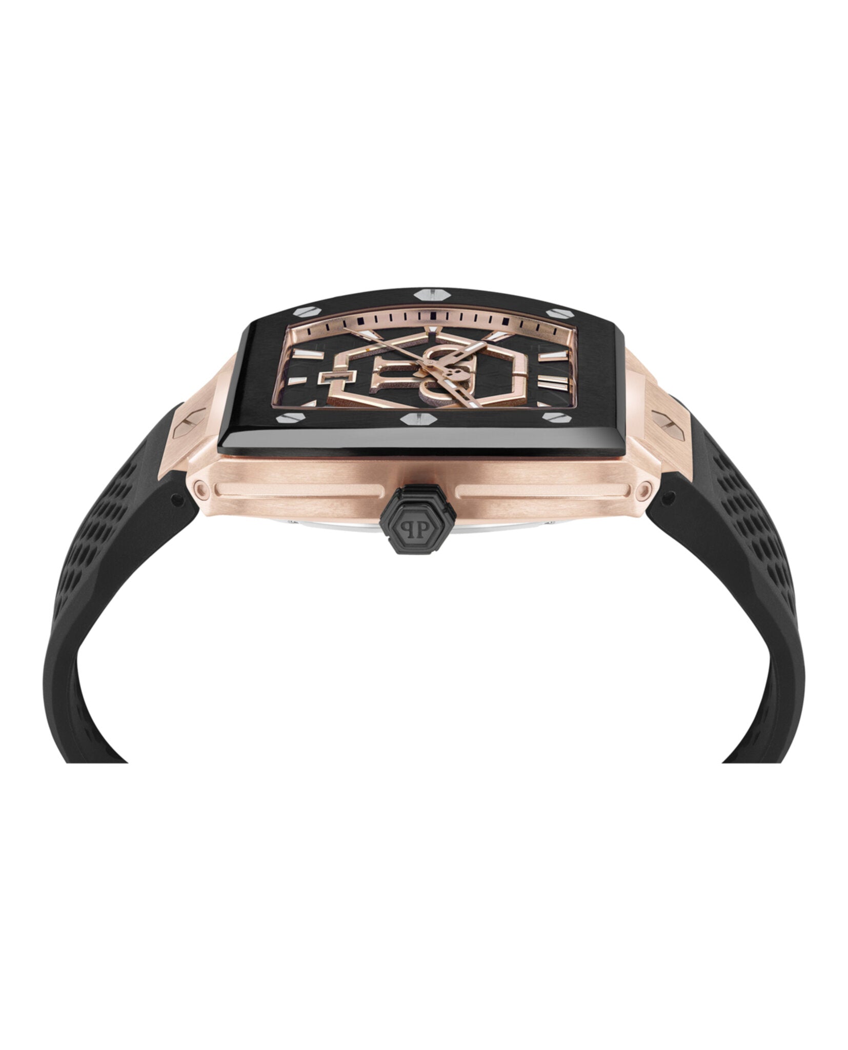 Philipp Plein Philipp Plein Mens  Two Tone 44mm Strap Fashion Watch