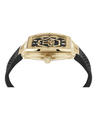 Philipp Plein Mens Gold 44mm Strap Fashion Watch