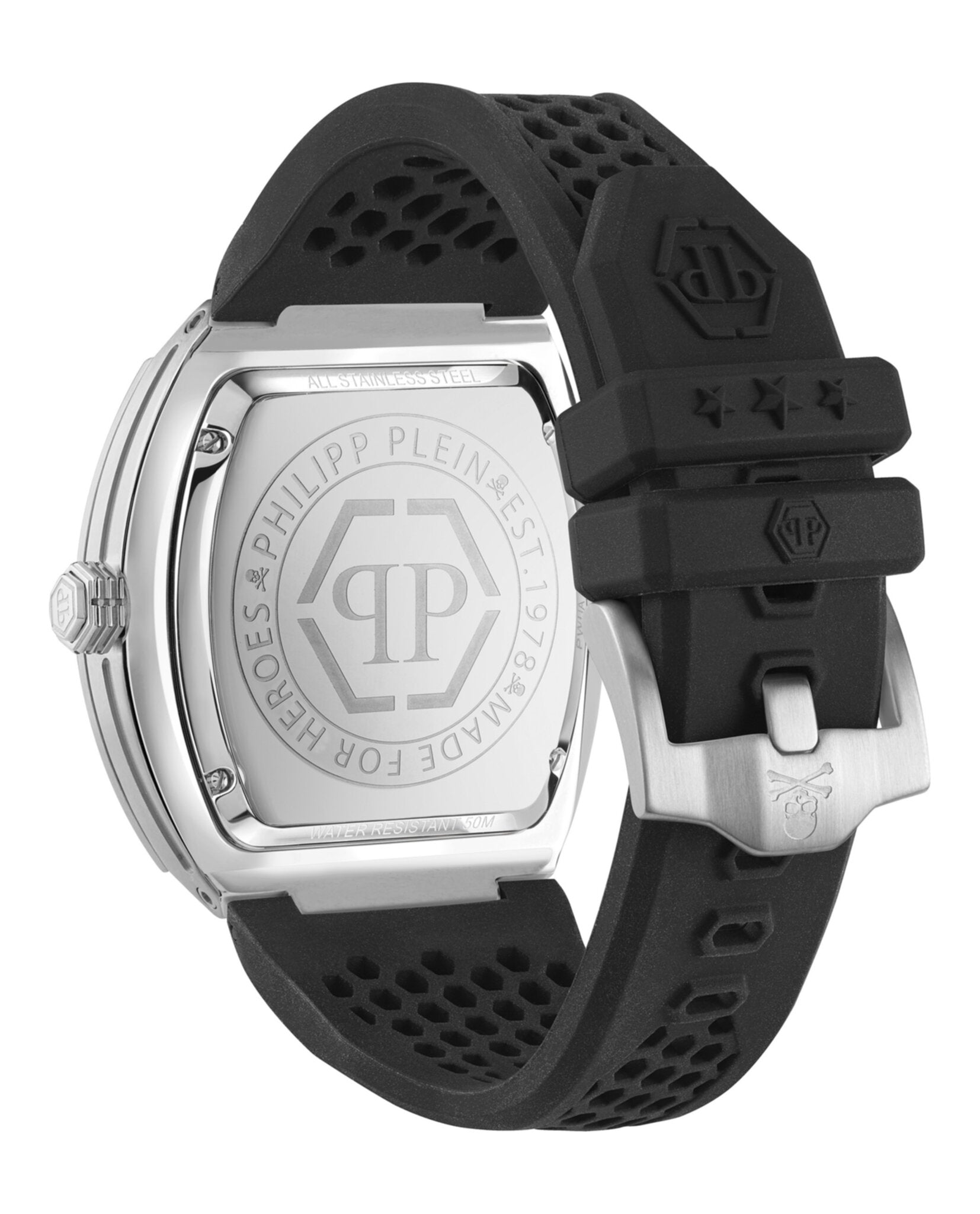 Philipp Plein Philipp Plein Mens  Stainless Steel 44mm Strap Fashion Watch