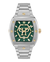 Philipp Plein Mens Stainless Steel 44mm Bracelet Fashion Watch