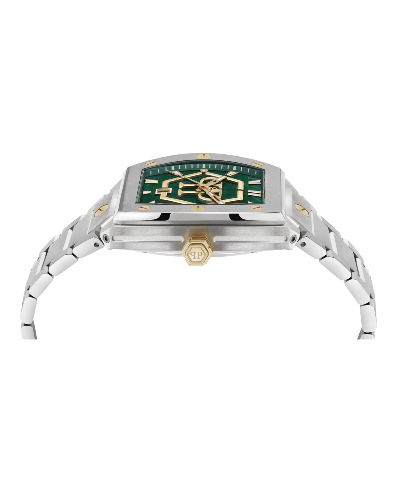 Philipp Plein Mens Stainless Steel 44mm Bracelet Fashion Watch