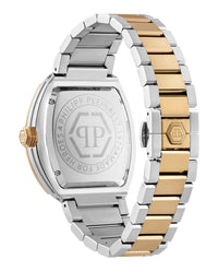Philipp Plein Mens Two Tone 44mm Bracelet Fashion Watch