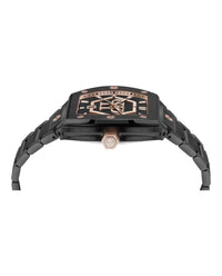 Philipp Plein Mens Black 44mm Bracelet Fashion Watch