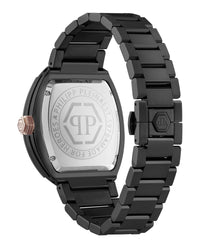 Philipp Plein Mens Black 44mm Bracelet Fashion Watch