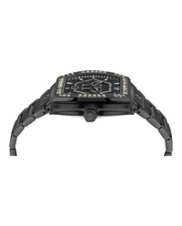 Philipp Plein Mens Black 44mm Bracelet Fashion Watch