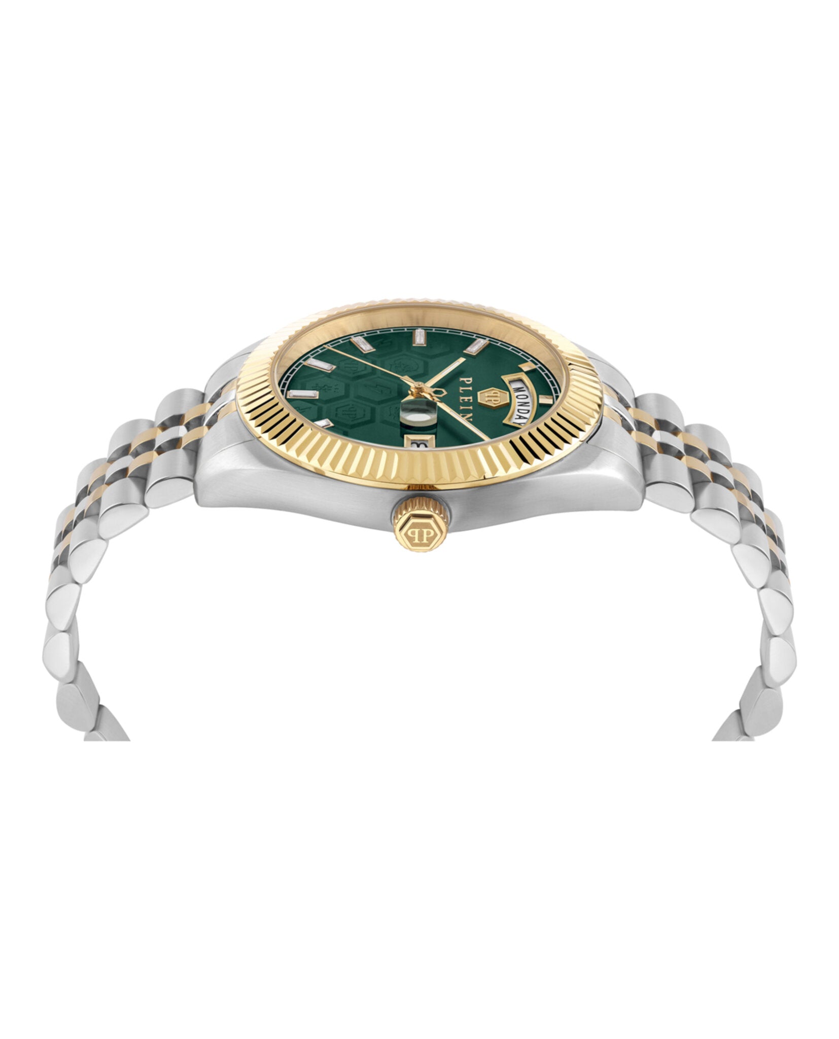 Philipp Plein Mens Two Tone 42mm Bracelet Fashion Watch