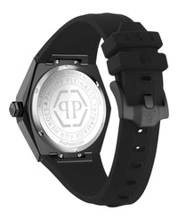 Philipp Plein Mens Black 45mm Strap Fashion Watch