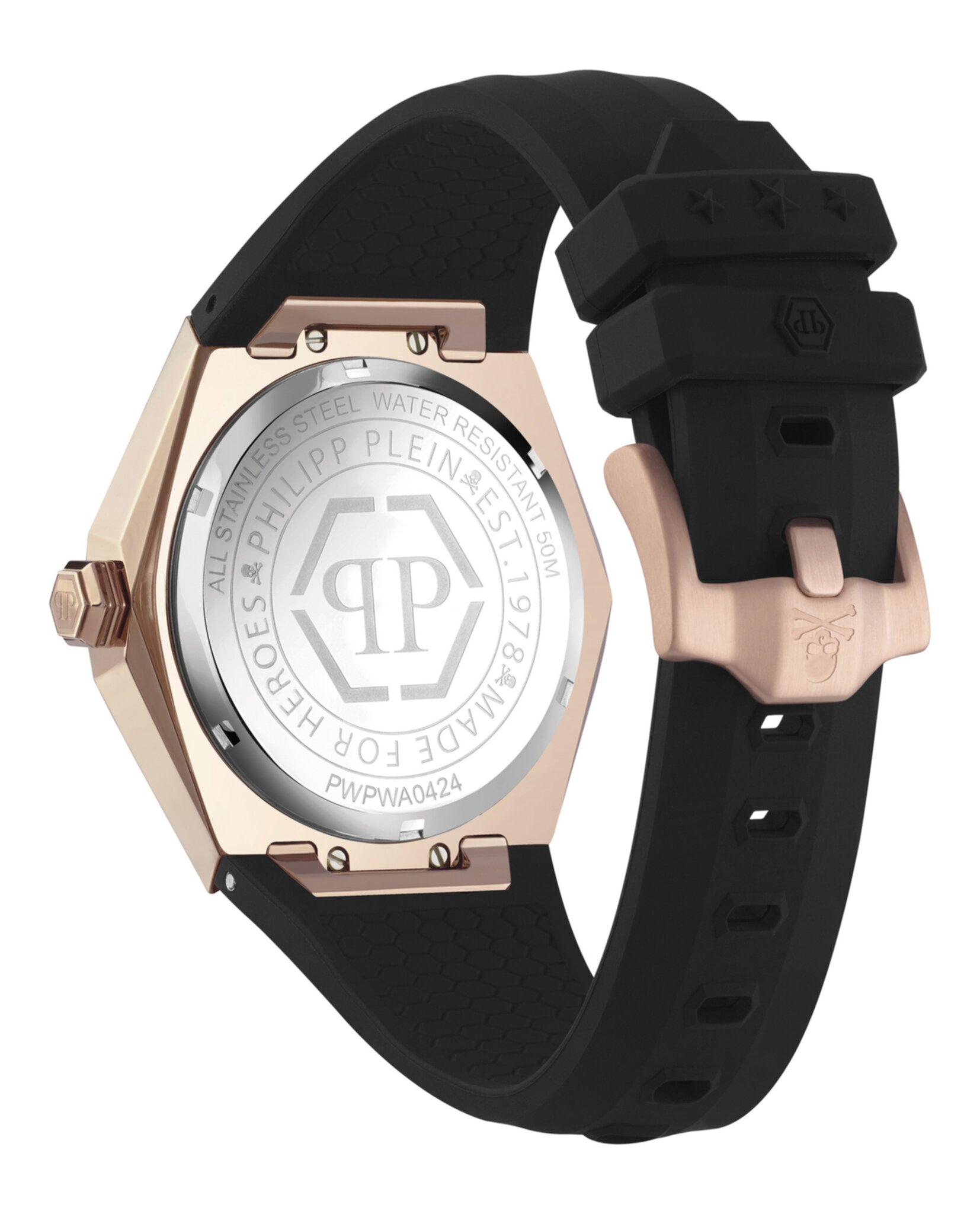 Philipp Plein Philipp Plein Mens  Stainless Steel 45mm Strap Fashion Watch