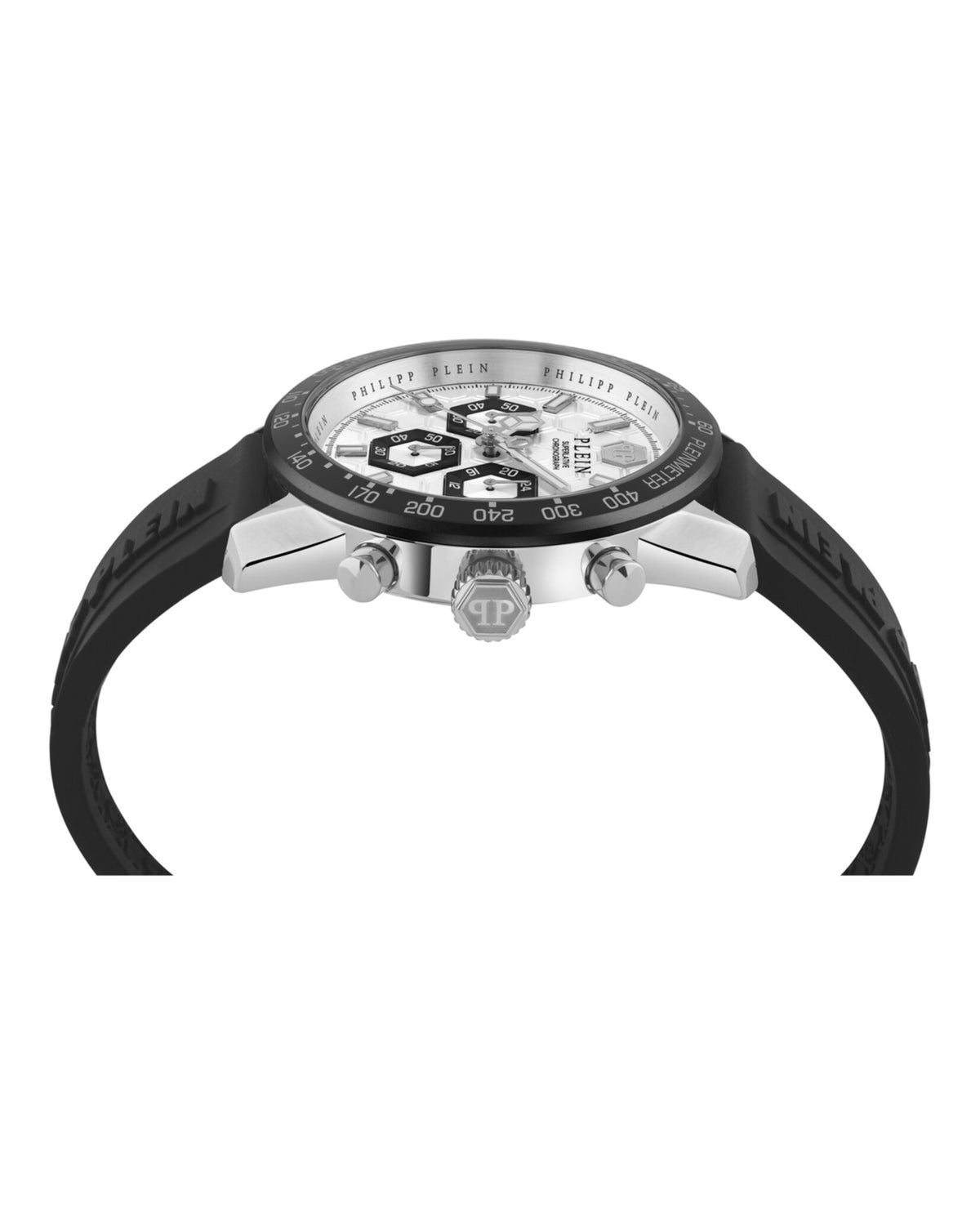 Philipp Plein Mens Stainless Steel 44mm Strap Fashion Watch