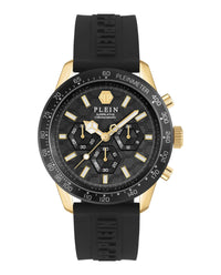 Philipp Plein Mens Gold 44mm Strap Fashion Watch