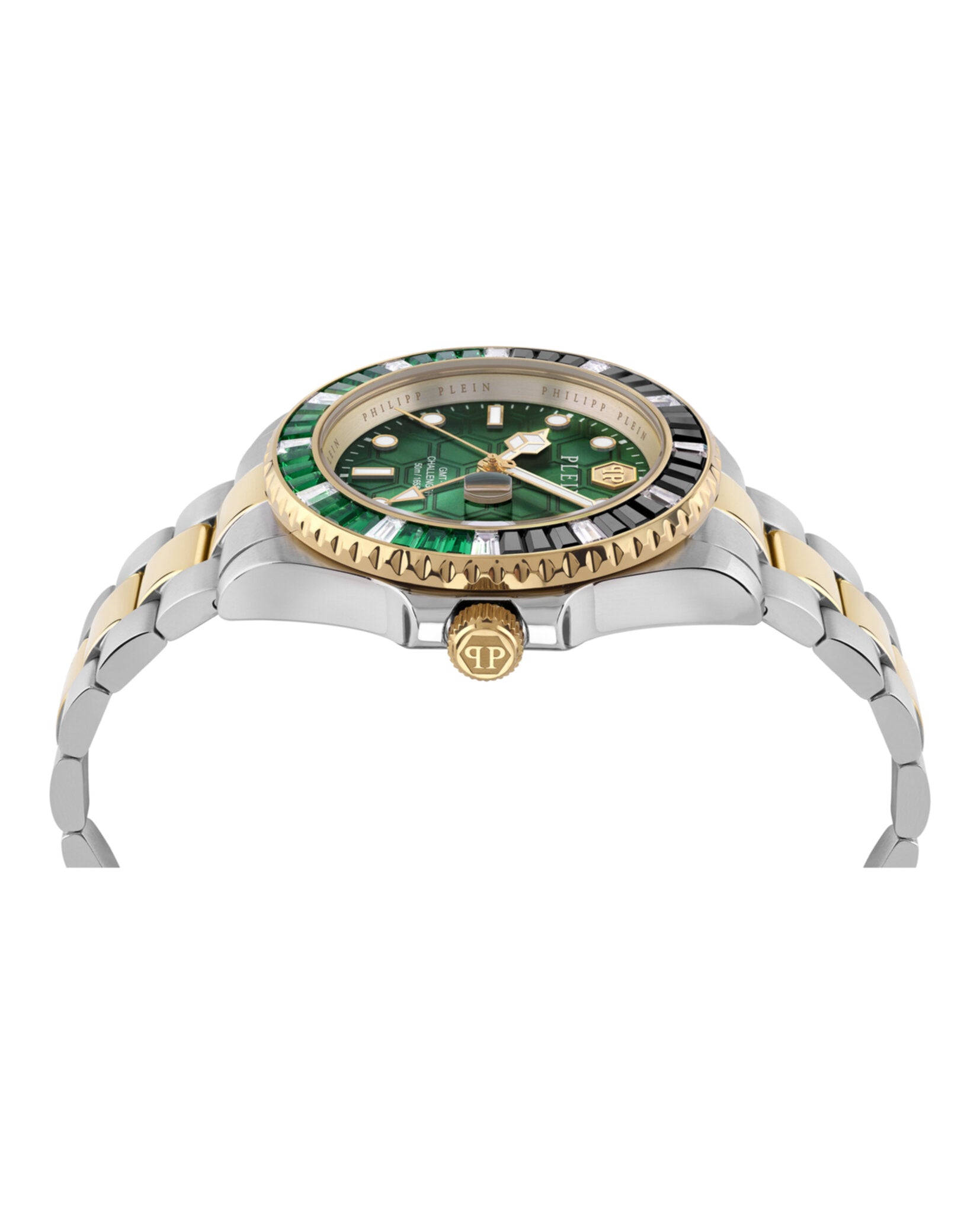 Philipp Plein Mens Two Tone 44mm Bracelet Fashion Watch