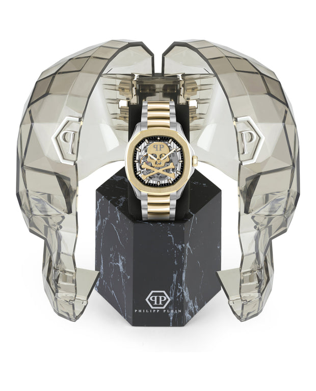 Philipp Plein Mens  Two Tone 42mm Bracelet Fashion Watch