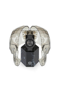 Philipp Plein Mens IP Black 42mm Bracelet Fashion Watch