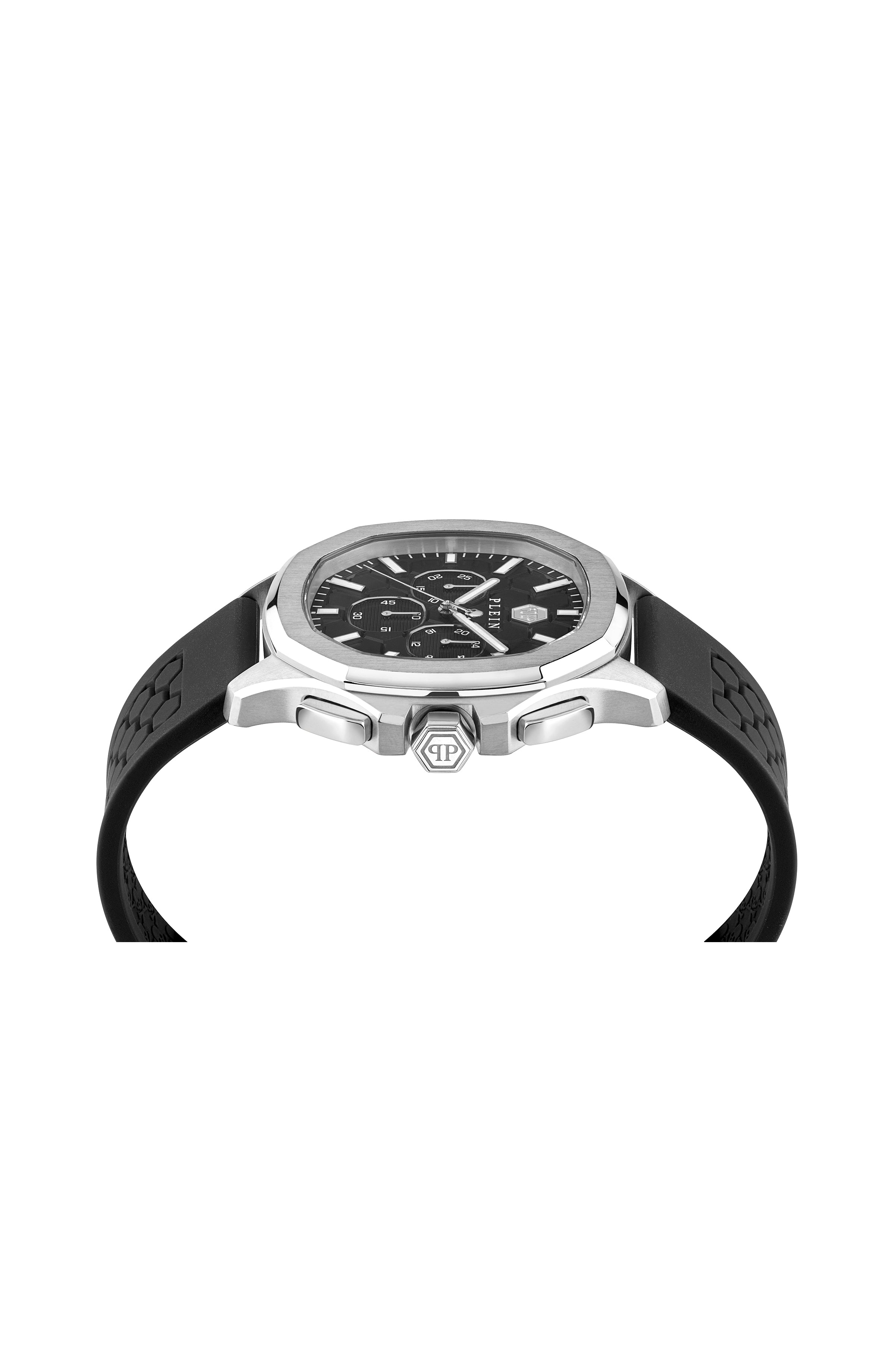 Philipp Plein Mens Stainless Steel 44mm Strap Fashion Watch – Bluefly