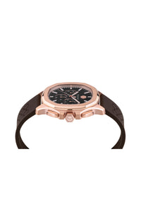 Philipp Plein Mens IP Rose Gold 44mm Strap Fashion Watch
