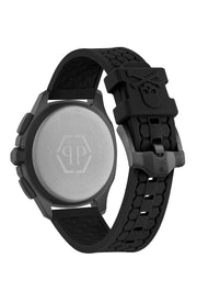 Philipp Plein Mens  IP Black 44mm Strap Fashion Watch