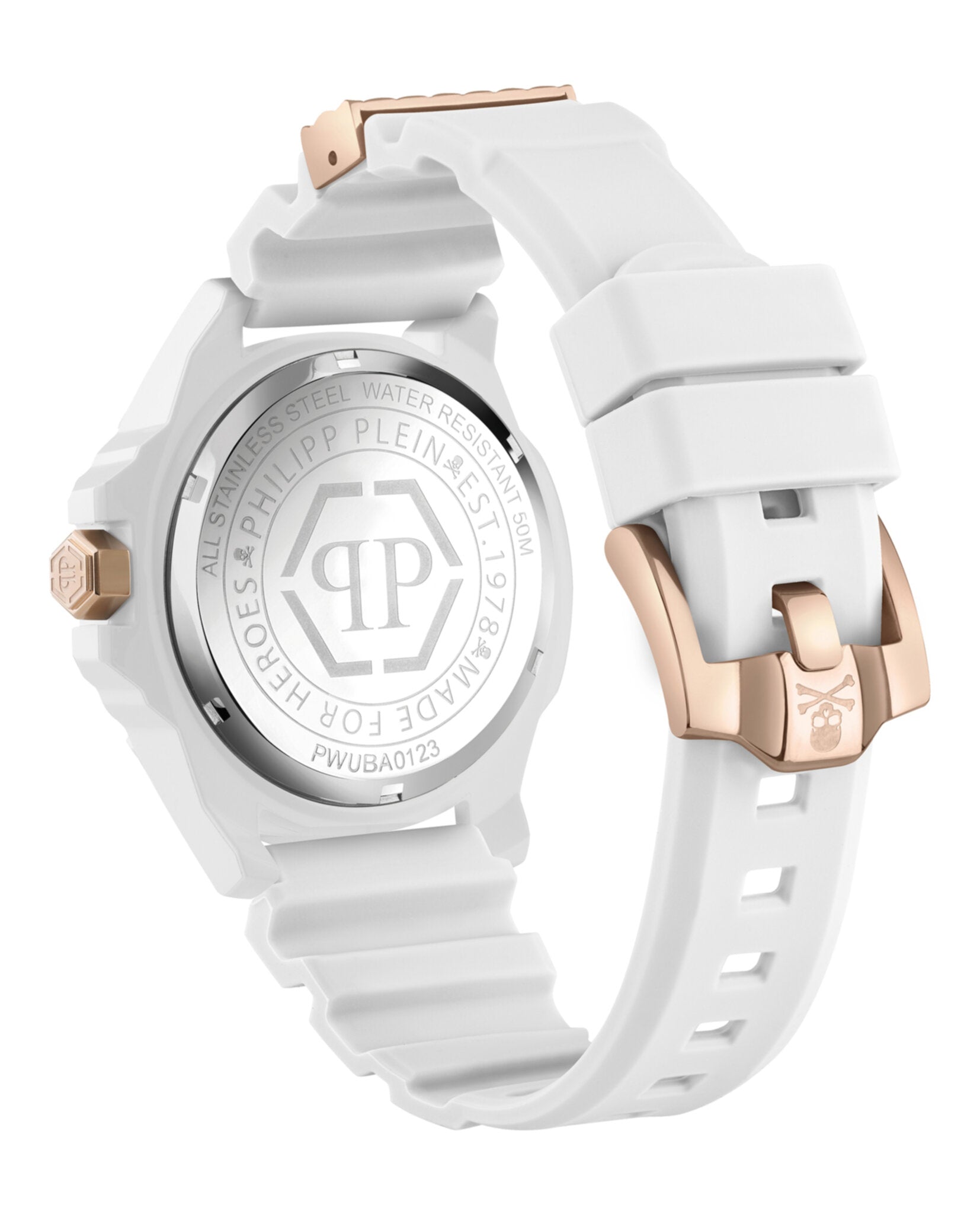 Philipp Plein Mens The $kull 46mm Strap Fashion Watch