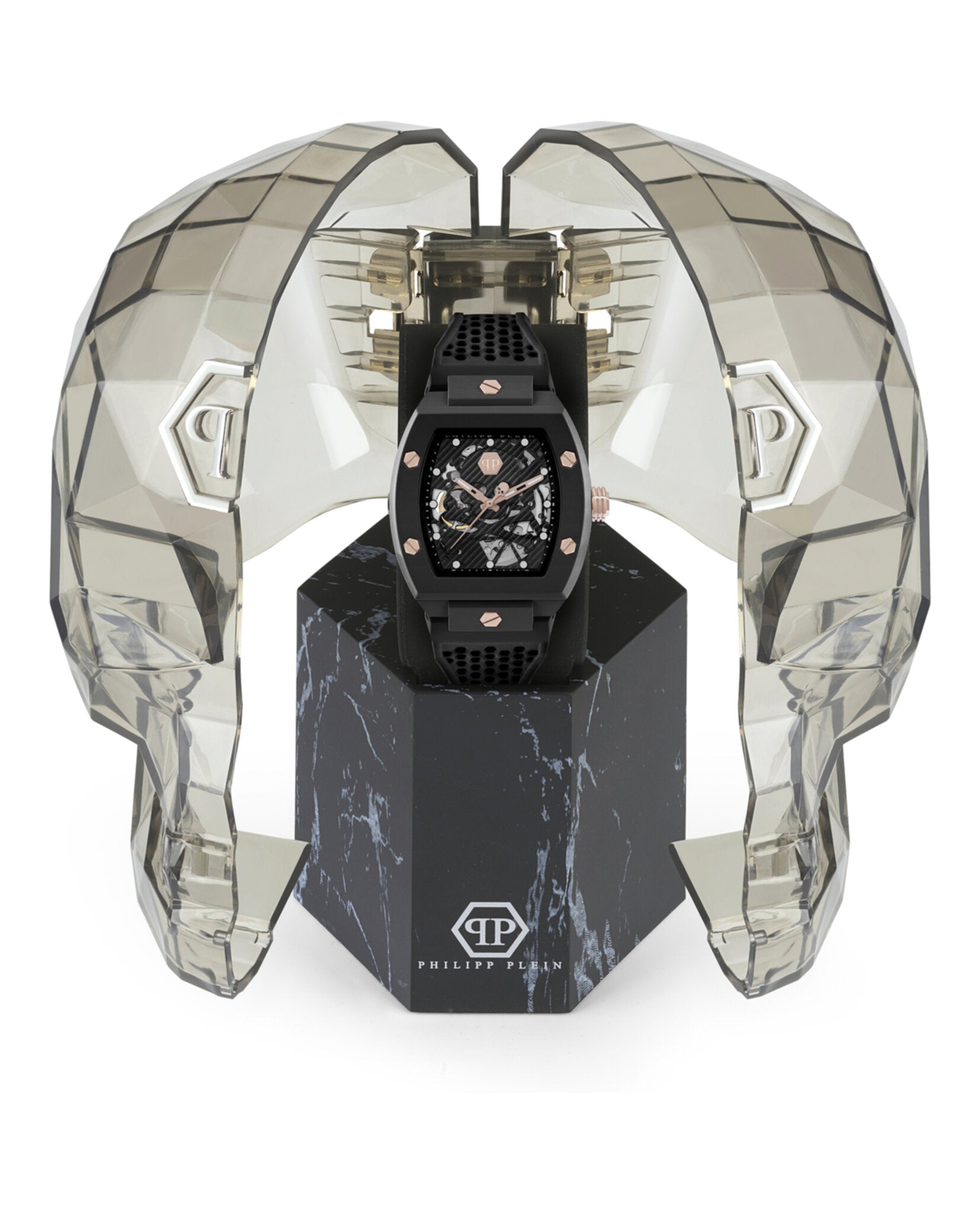 Philipp Plein Mens The $keleton 44mm Strap Fashion Watch