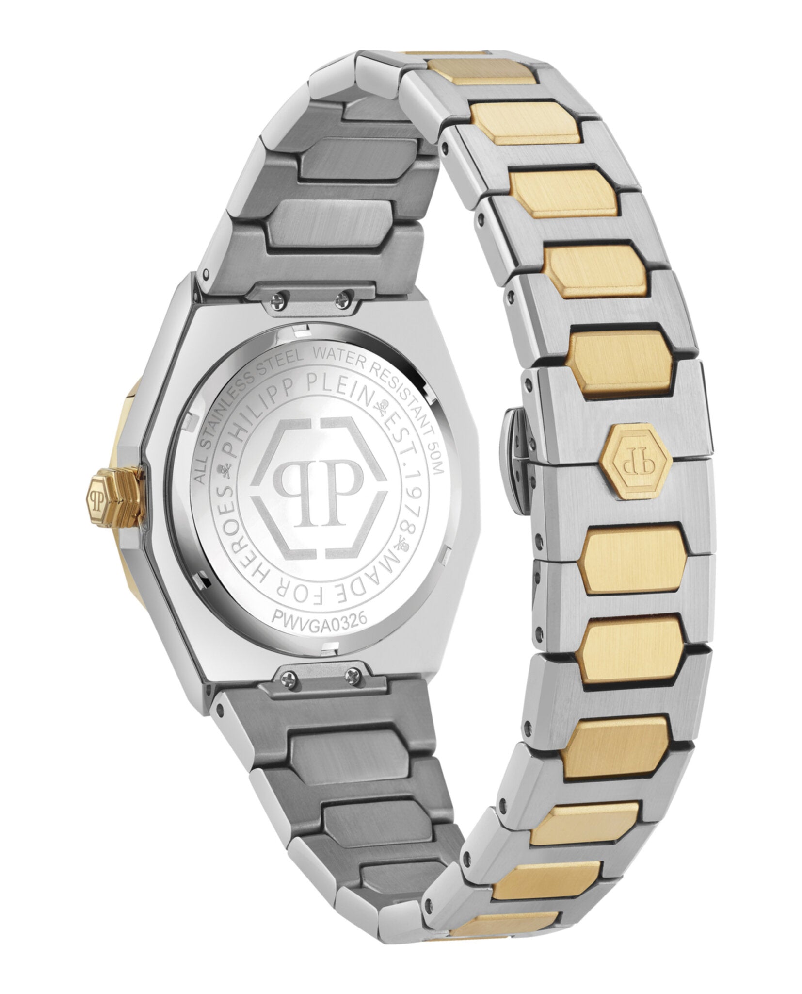 Philipp Plein Philipp Plein Womens  Two Tone 36mm Bracelet Fashion Watch