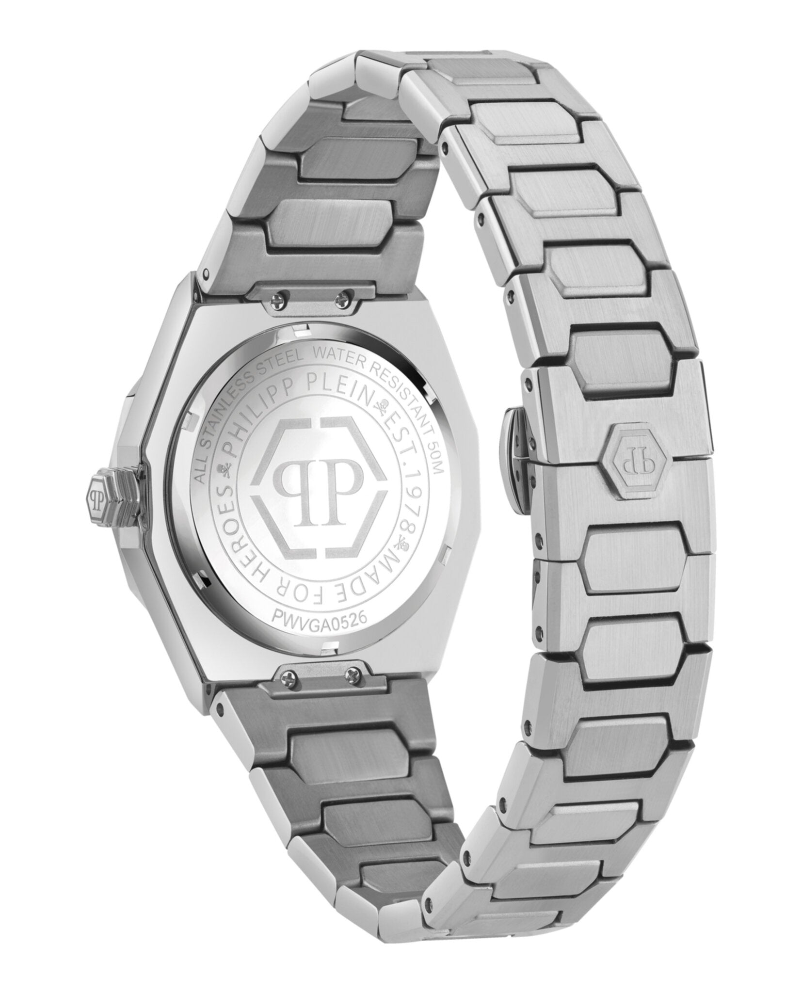 Philipp Plein Philipp Plein Womens  Stainless Steel 36mm Bracelet Fashion Watch
