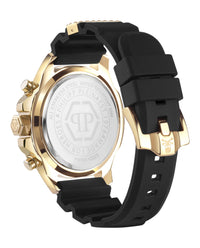 Philipp Plein Mens Gold 44mm Strap Fashion Watch