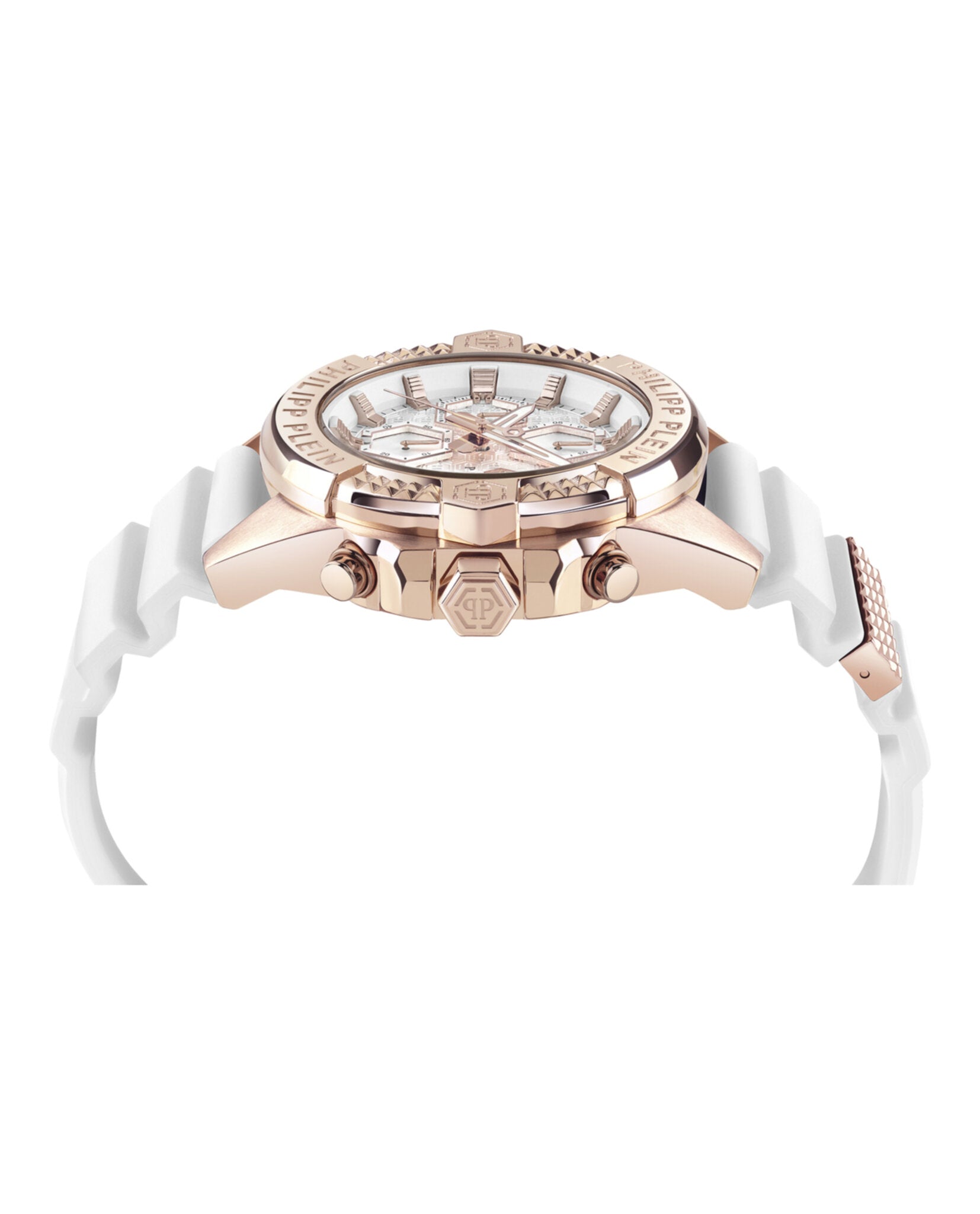 Philipp Plein Mens Rose Gold 44mm Strap Fashion Watch