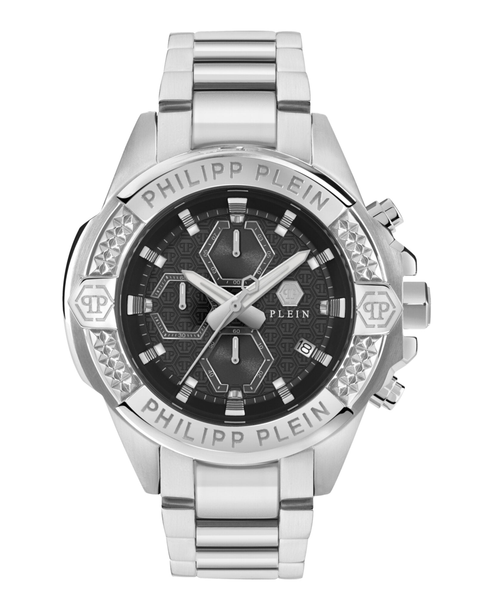 Philipp Plein Mens 45mm Strap Fashion Watch