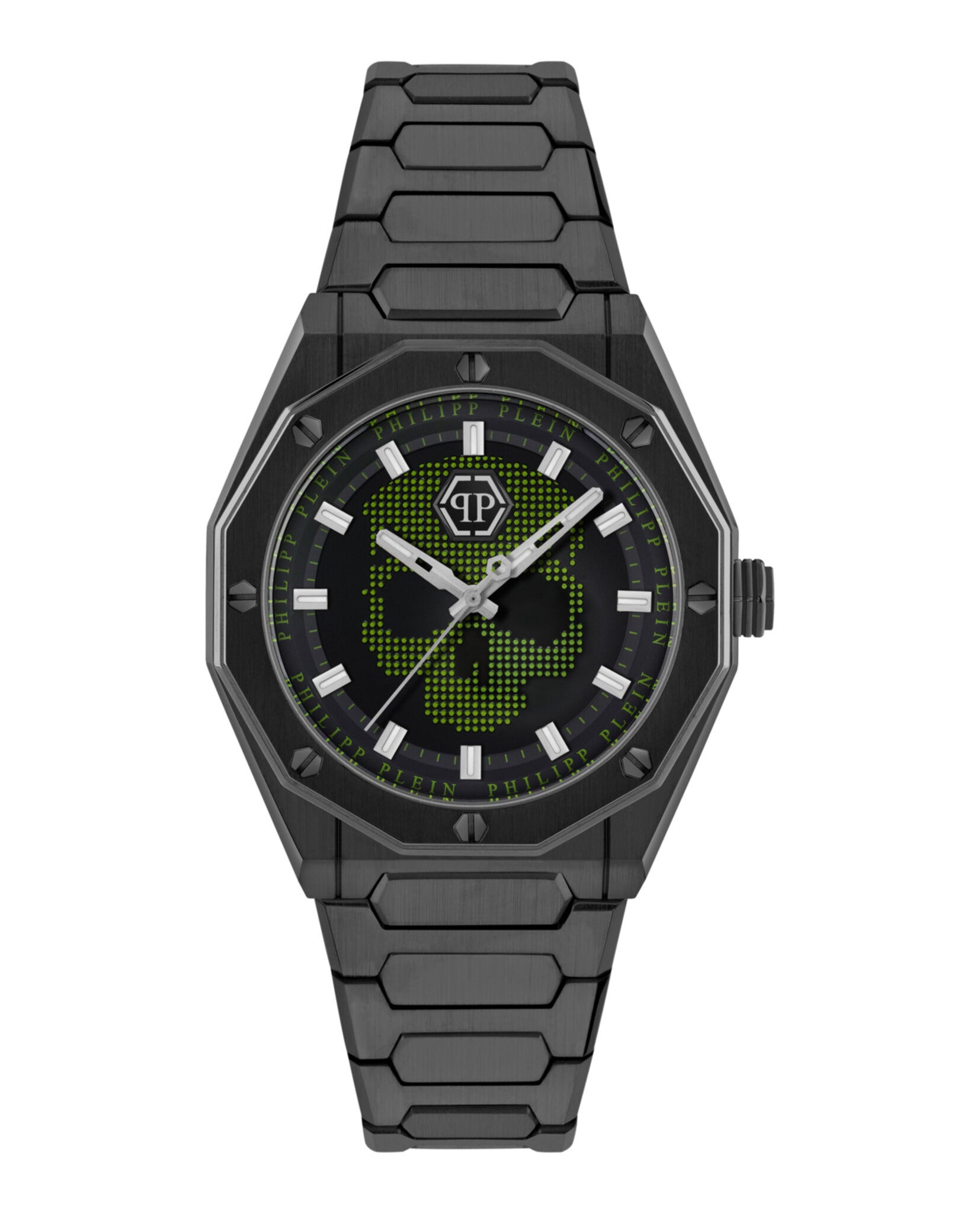 Philipp Plein Philipp Plein Mens  Black 44mm Bracelet Fashion Watch
