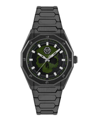 Philipp Plein Philipp Plein Mens  Black 44mm Bracelet Fashion Watch