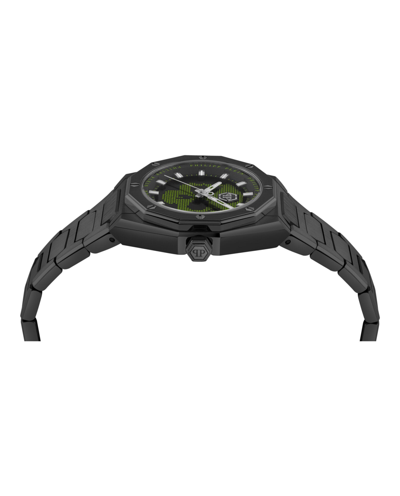 Philipp Plein Philipp Plein Mens  Black 44mm Bracelet Fashion Watch