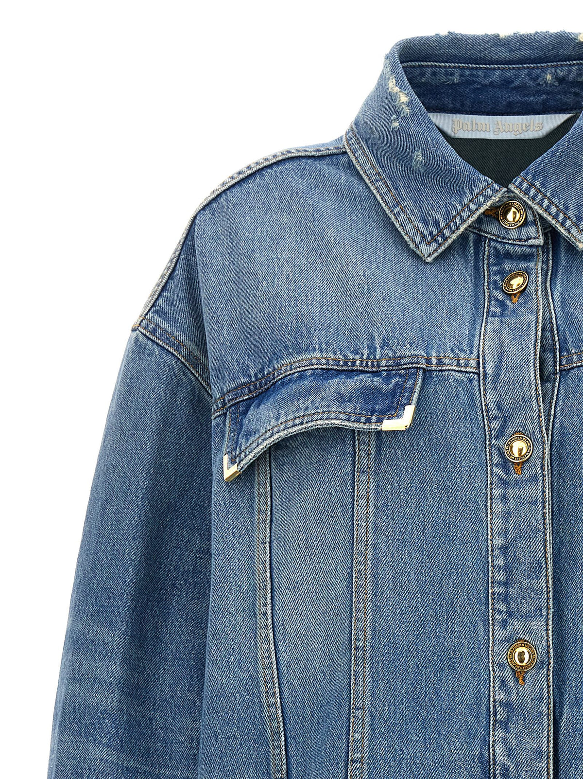 PALM ANGELS Palm Angels Women 'Washed Logo' Jacket