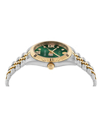 Philipp Plein Womens Two Tone 34mm Bracelet Fashion Watch