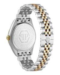 Philipp Plein Womens Two Tone 34mm Bracelet Fashion Watch