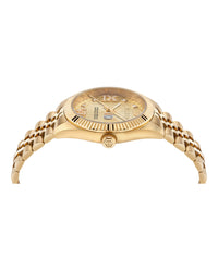Philipp Plein Womens Gold 34mm Bracelet Fashion Watch