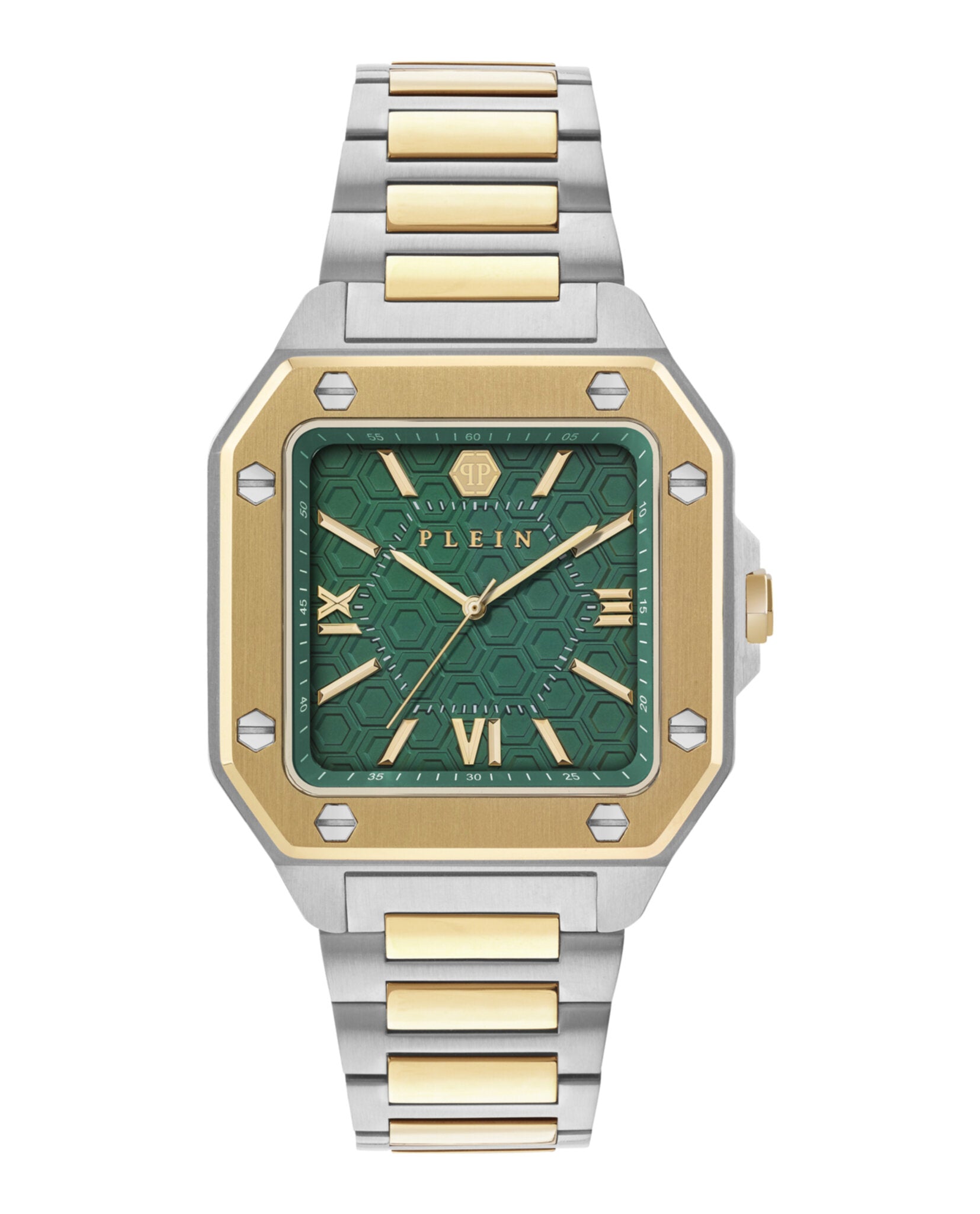 Philipp Plein Mens Two Tone 42mm Bracelet Fashion Watch