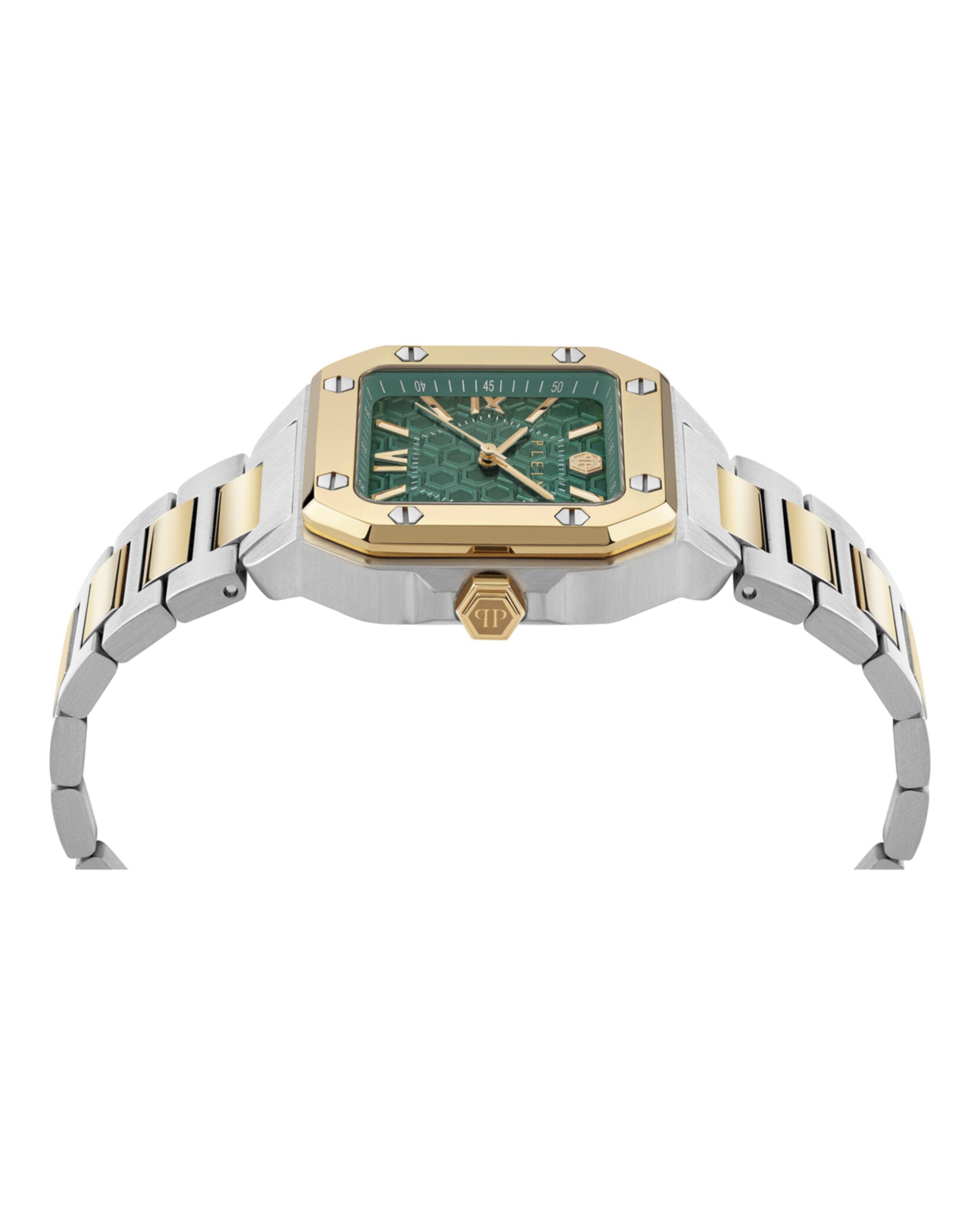 Philipp Plein Mens Two Tone 42mm Bracelet Fashion Watch
