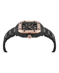 Philipp Plein Mens Black 42mm Bracelet Fashion Watch