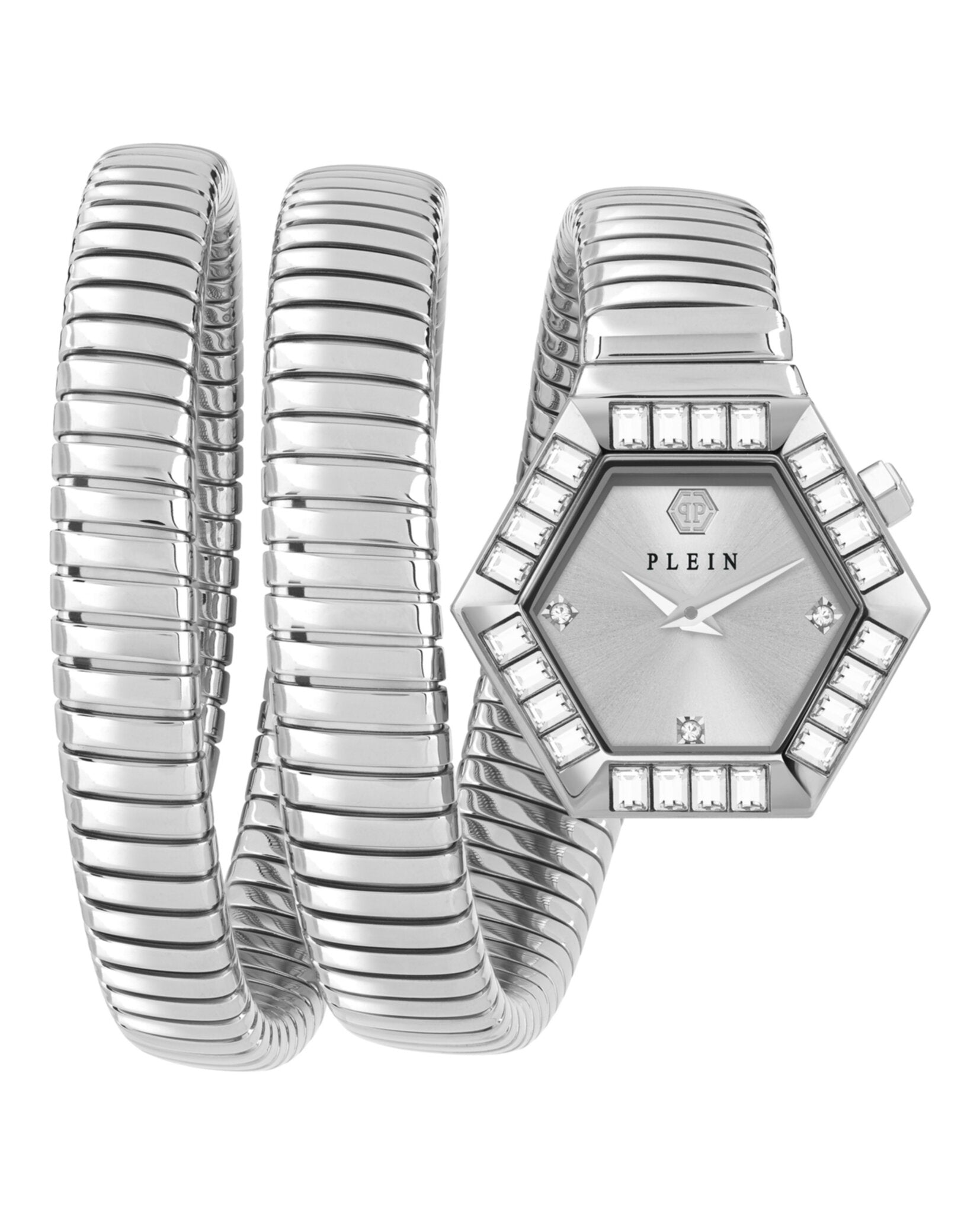 Philipp Plein Womens Stainless Steel 28mm Bracelet Fashion Watch