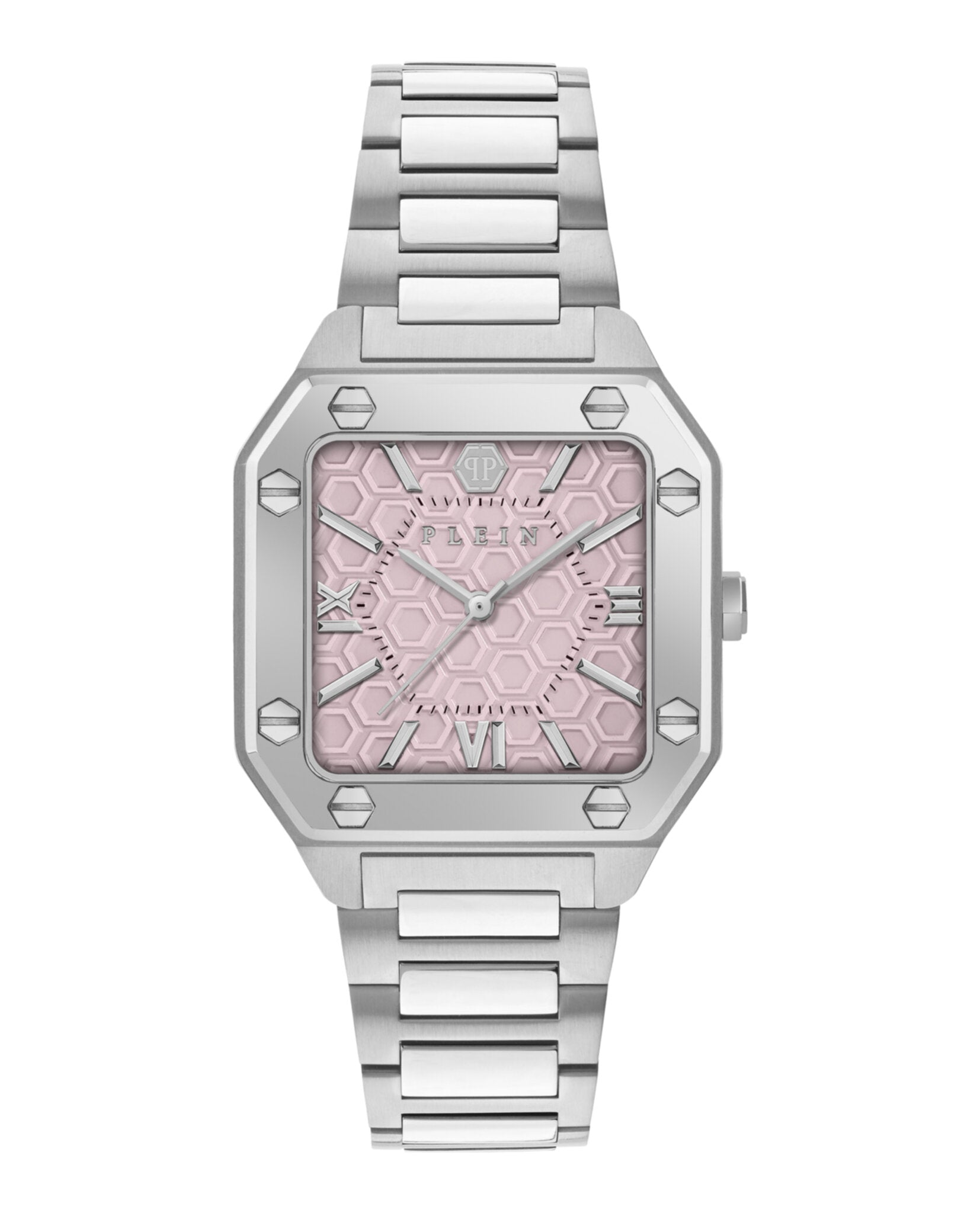 Philipp Plein Womens Stainless Steel 34mm Bracelet Fashion Watch