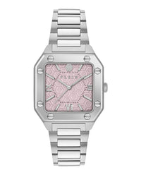 Philipp Plein Womens Stainless Steel 34mm Bracelet Fashion Watch