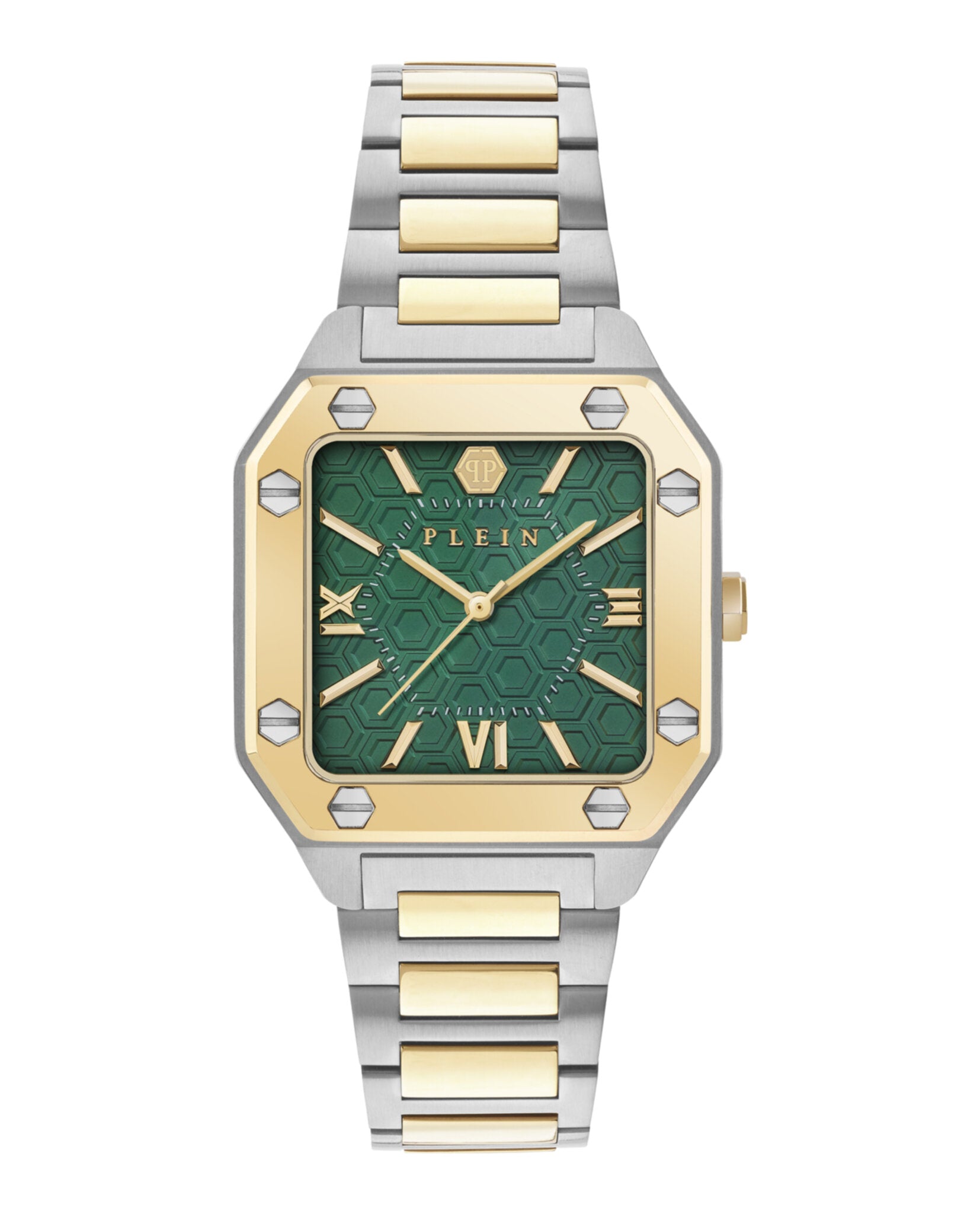 Philipp Plein Womens Two Tone 34mm Bracelet Fashion Watch