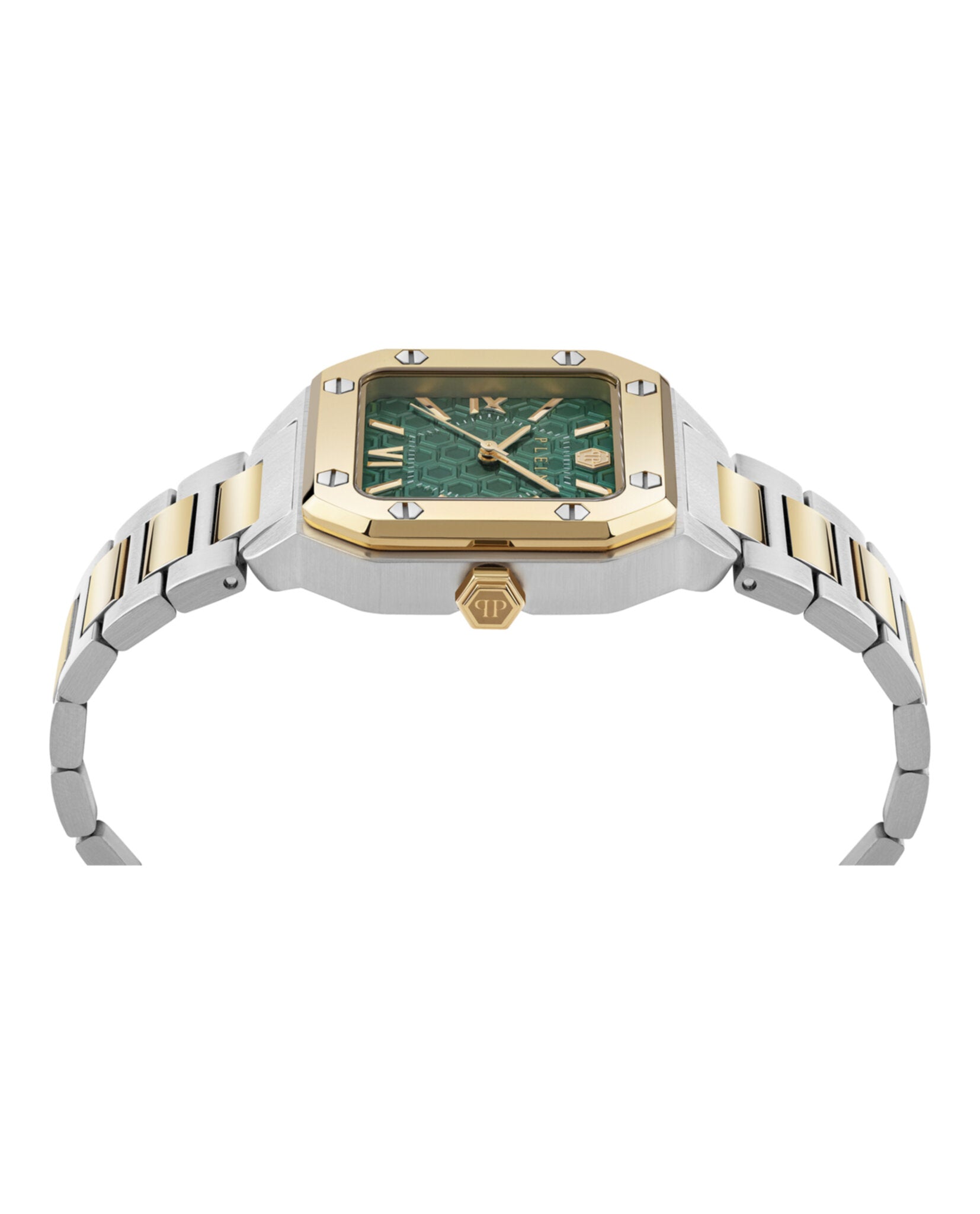 Philipp Plein Womens Two Tone 34mm Bracelet Fashion Watch