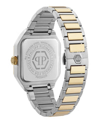 Philipp Plein Womens Two Tone 34mm Bracelet Fashion Watch