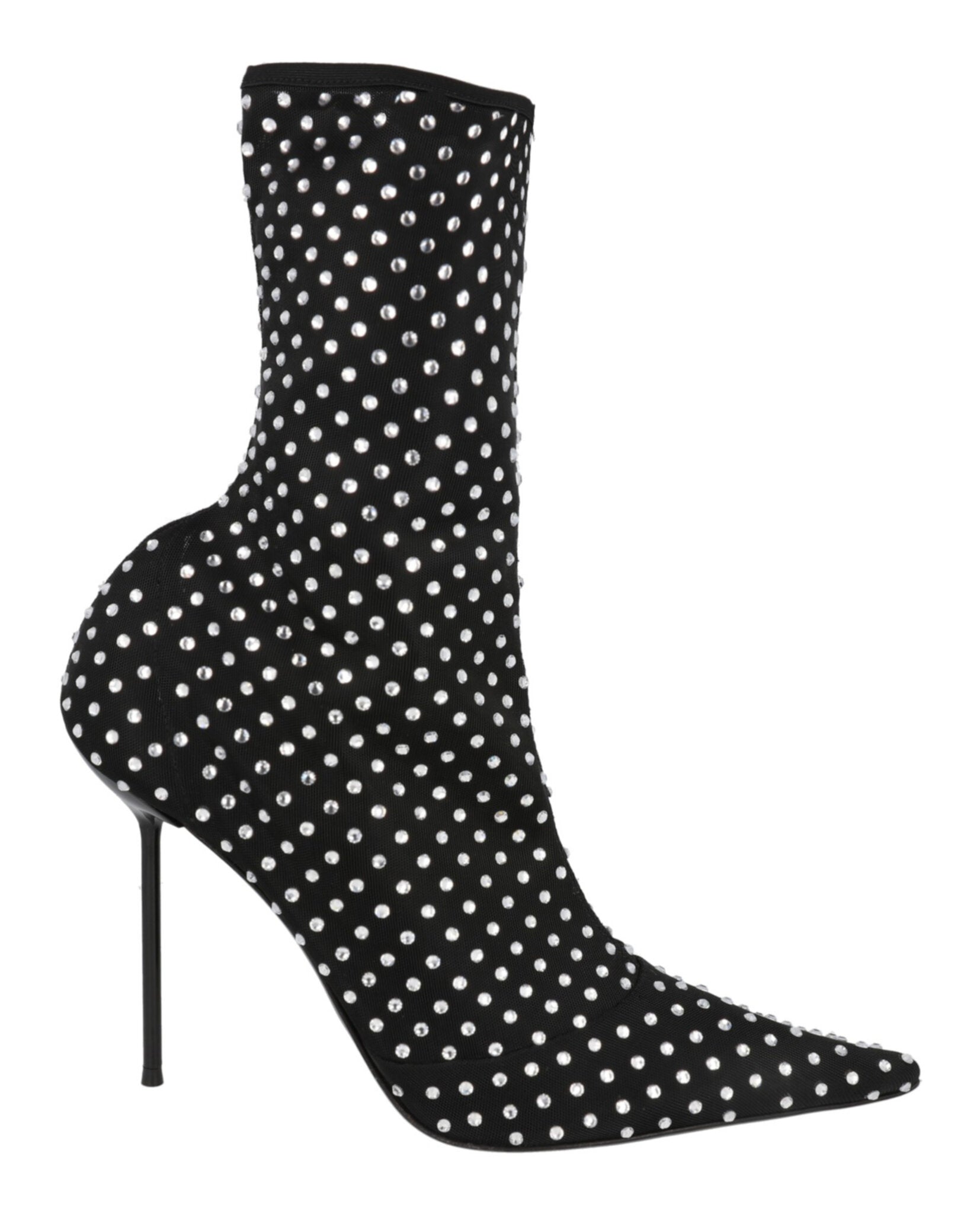 Paris Texas Womens Lidia Mesh Studded Ankle Boots