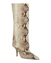 Paris Texas Womens Ines Printed Python Mid-Calf Boots